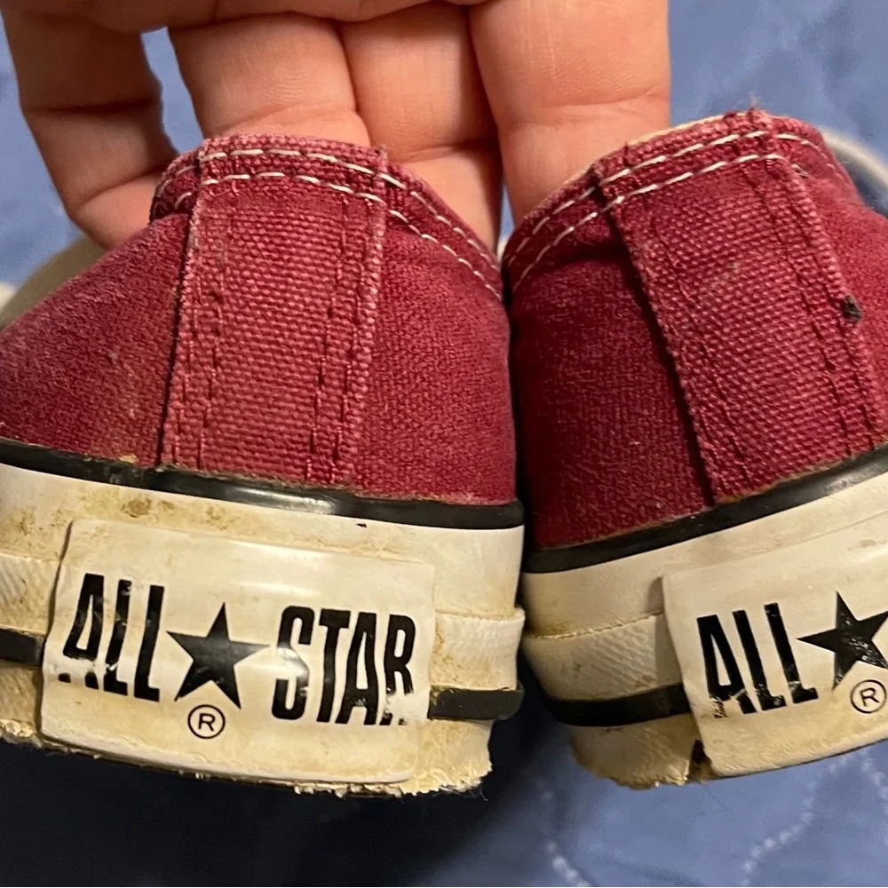Converse All Star Burgundy Sneakers | Sz youth 3 /women 5 Unisex | Casual Canvas - Picture 4 of 14